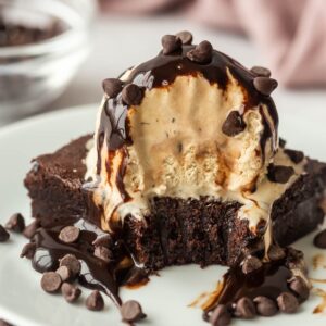 Chocolate Brownie Sundae