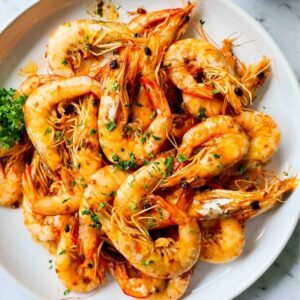Garlic King Prawns