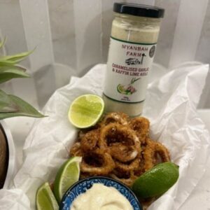 Panko Calamari with Garlic Aioli